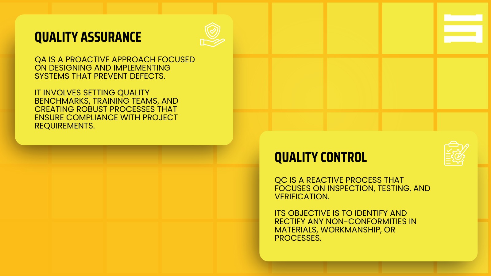 Quality Assurance vs Quality Control in Construction