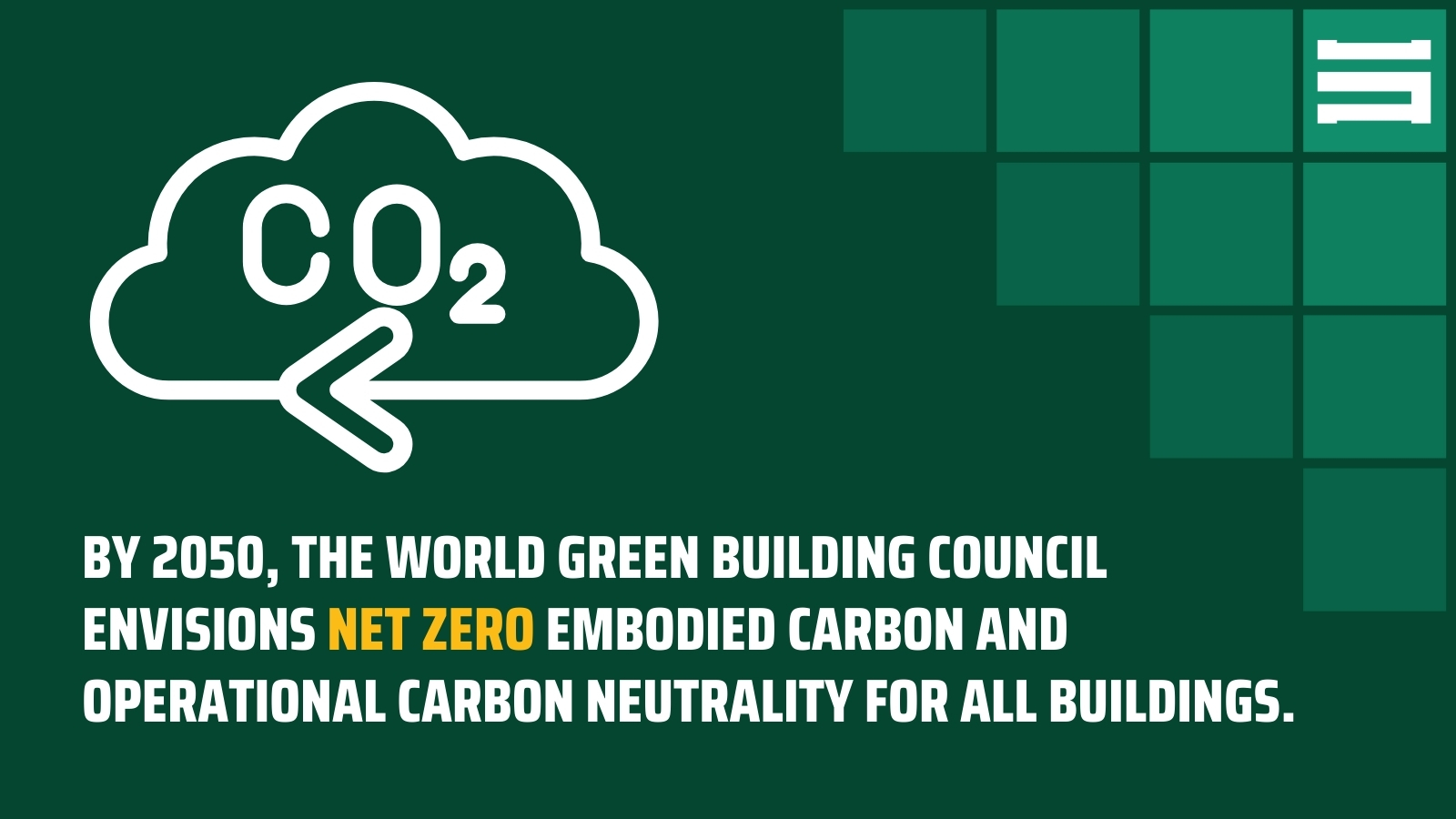 Net Zero Embodied Carbon Target by 2050