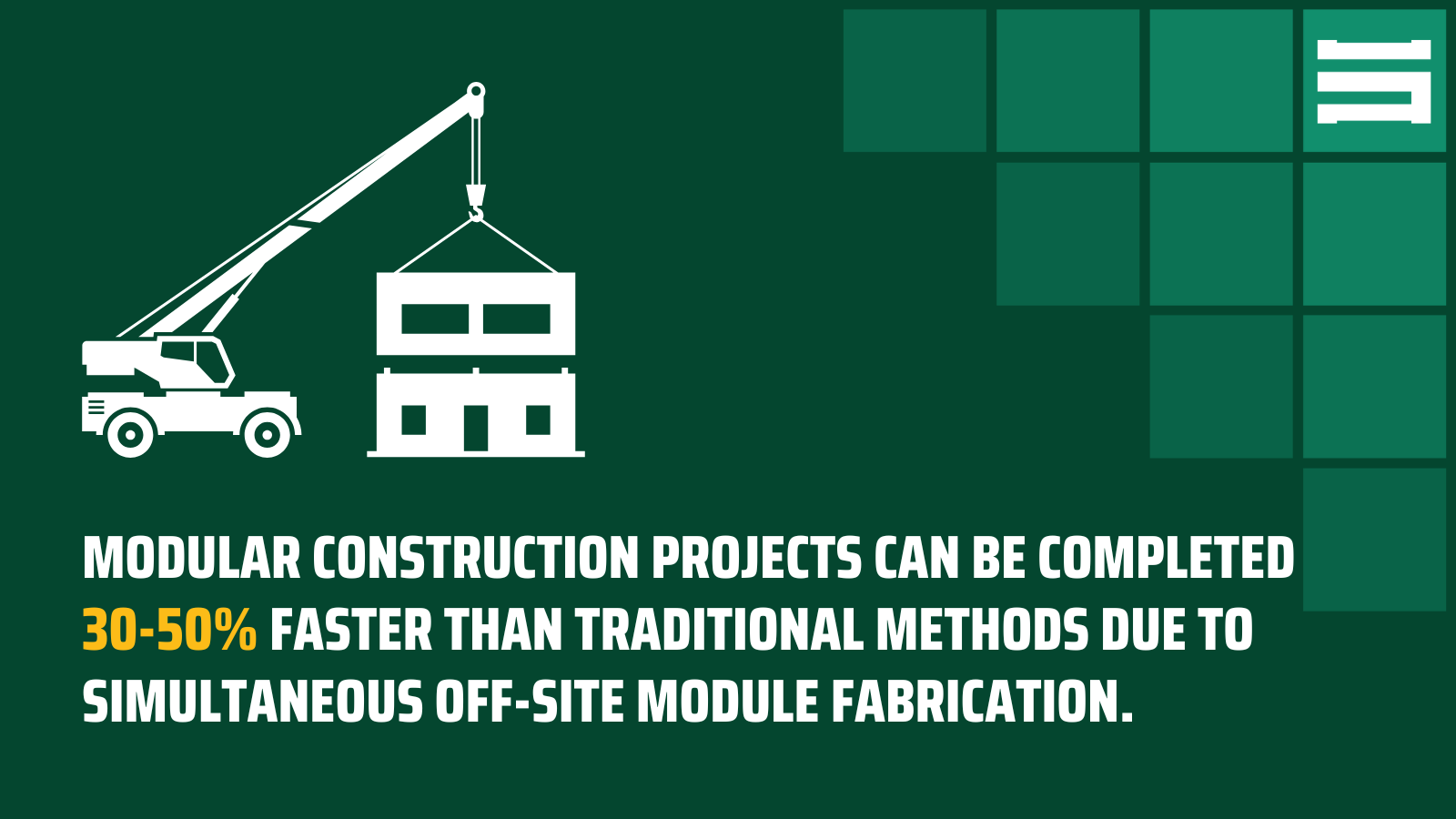 Modular Construction Speed of Completion