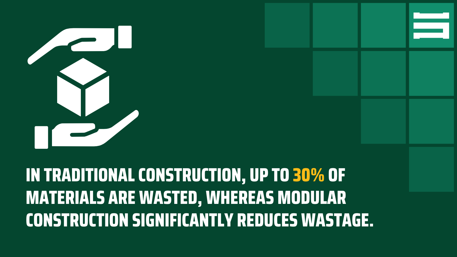 Modular Construction Material Wastage Reduction