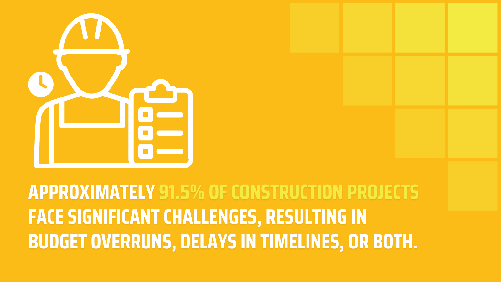 Construction project challenges